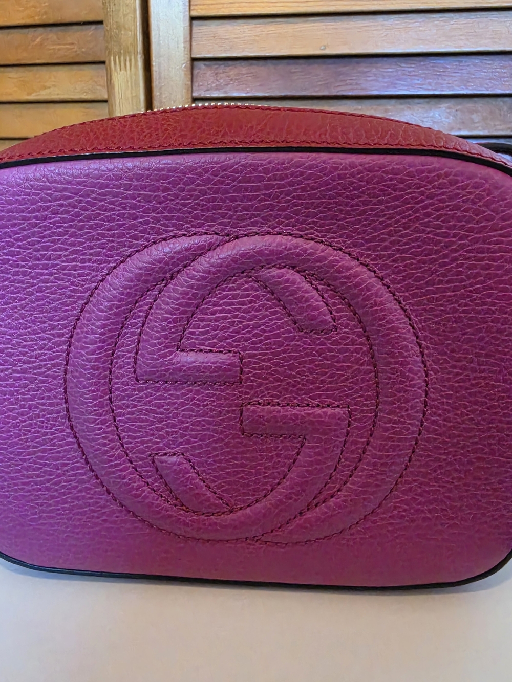 Gucci Pink Leather Soho Disco Bag